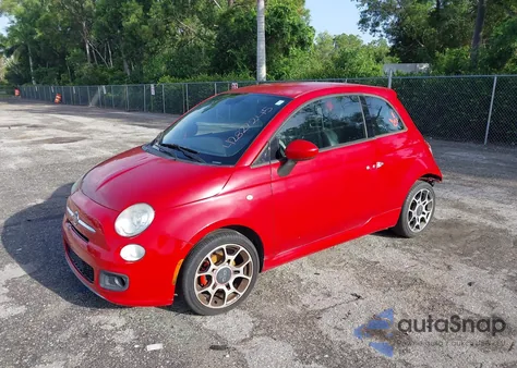 2015 Fiat 500 Sport из США, поврежденный, VIN 3C3CFFBR2FT623517